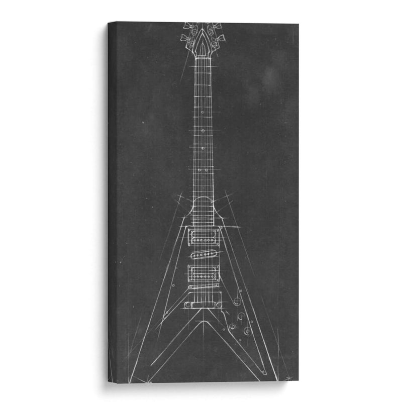 Plan De Guitarra Eléctrica I - Ethan Harper | Cuadro decorativo de Canvas Lab