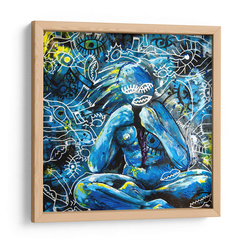 Mujer azul | Cuadro decorativo de Canvas Lab