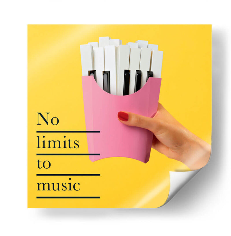 No limits to music | Cuadro decorativo de Canvas Lab