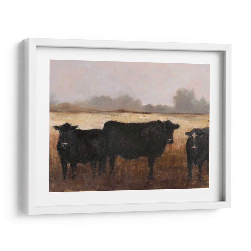 Vacas Negras I - Ethan Harper | Cuadro decorativo de Canvas Lab