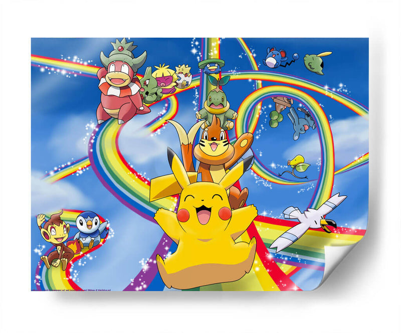 Pokémon poster | Cuadro decorativo de Canvas Lab