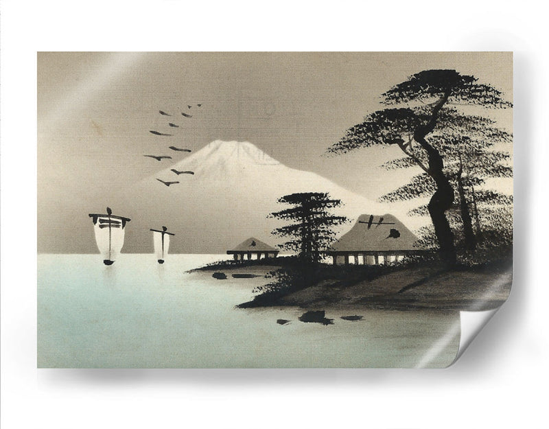Postal japonesa | Cuadro decorativo de Canvas Lab