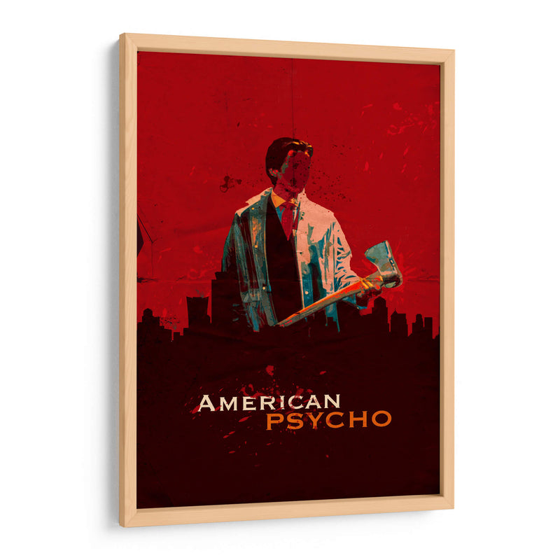Red American Psycho | Cuadro decorativo de Canvas Lab