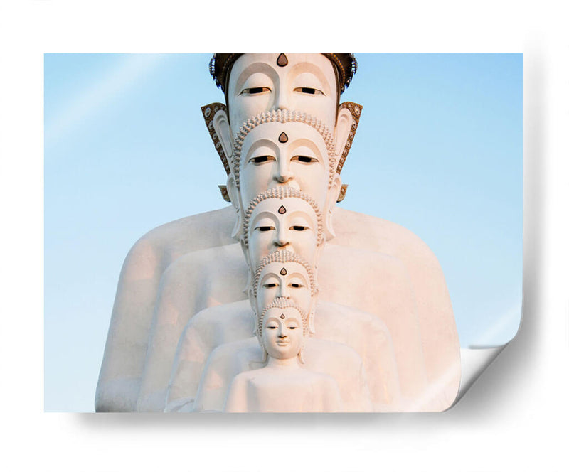 Buda blanco | Cuadro decorativo de Canvas Lab