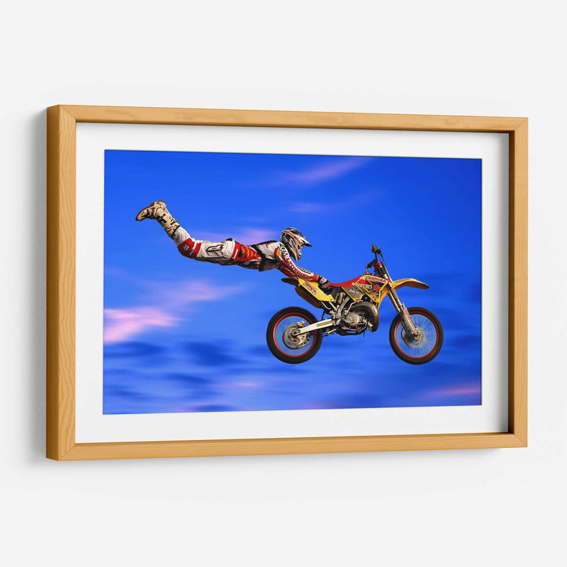 Salto en motocross | Cuadro decorativo de Canvas Lab