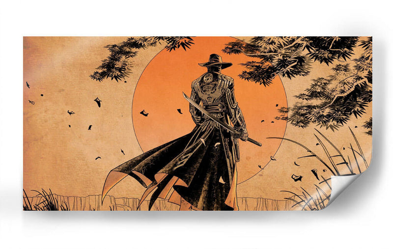 Samurai solitario | Cuadro decorativo de Canvas Lab