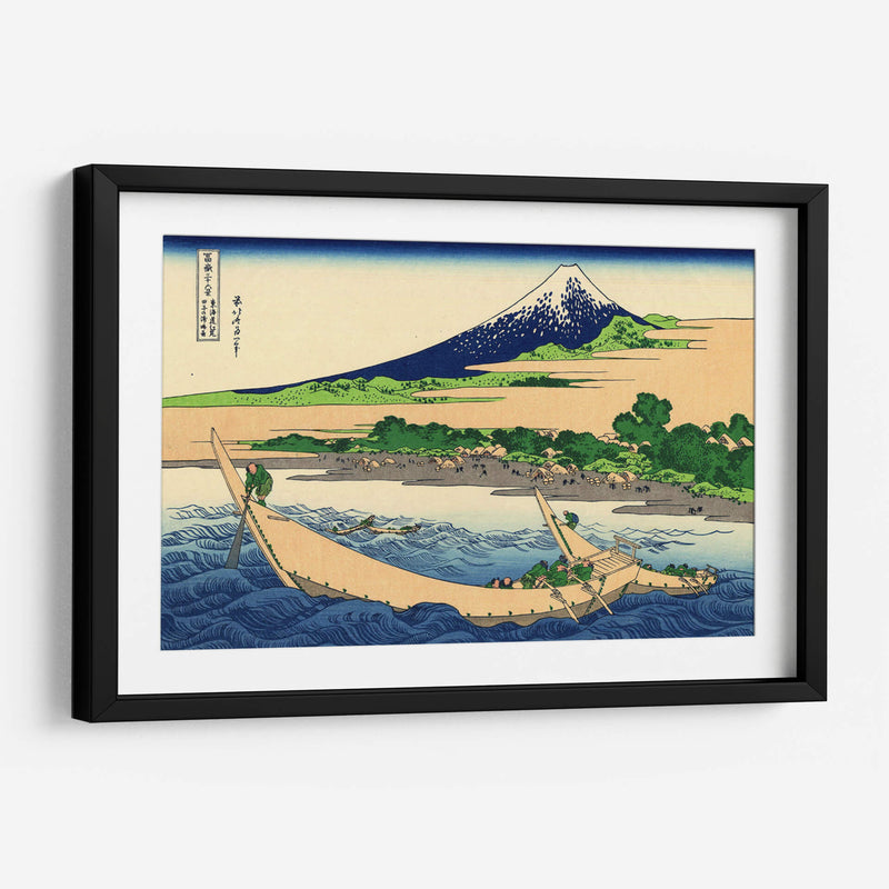 Shore of Tago Bay - Katsushika Hokusai | Cuadro decorativo de Canvas Lab