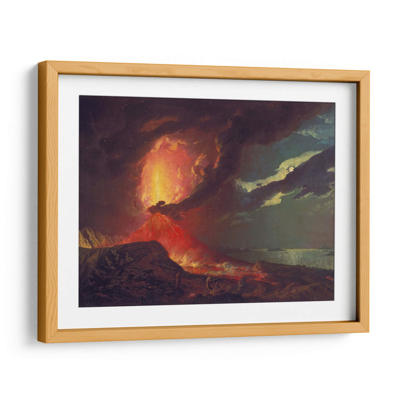 Vesuvius in Eruption - Joseph Wright | Cuadro decorativo de Canvas Lab