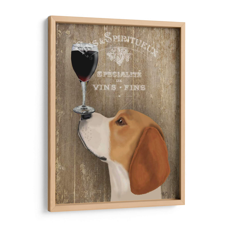 Perro Au Vin Beagle - Fab Funky | Cuadro decorativo de Canvas Lab