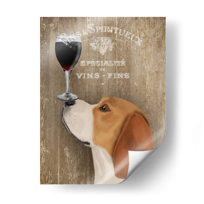 Perro Au Vin Beagle - Fab Funky | Cuadro decorativo de Canvas Lab