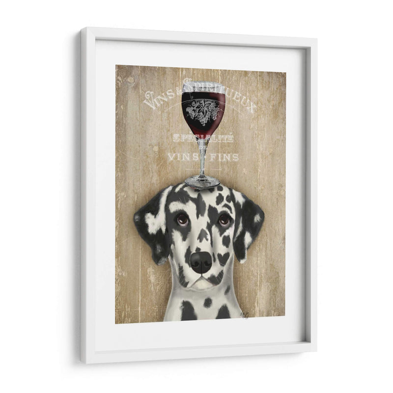 Perro Au Vin Dalmatian - Fab Funky | Cuadro decorativo de Canvas Lab