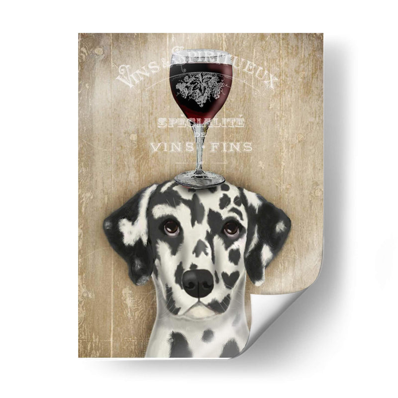 Perro Au Vin Dalmatian - Fab Funky | Cuadro decorativo de Canvas Lab