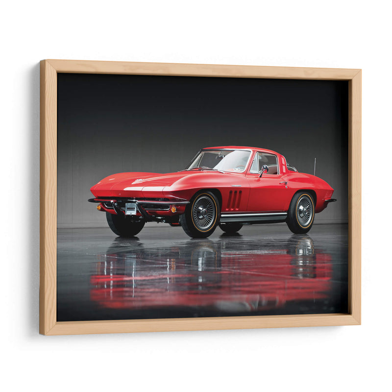 1965 Chevrolet Corvette Sting Ray | Cuadro decorativo de Canvas Lab