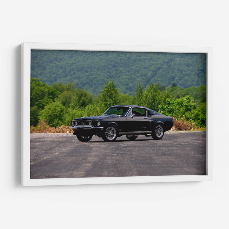 1968 Ford Mustang GT Fastback Muscle | Cuadro decorativo de Canvas Lab