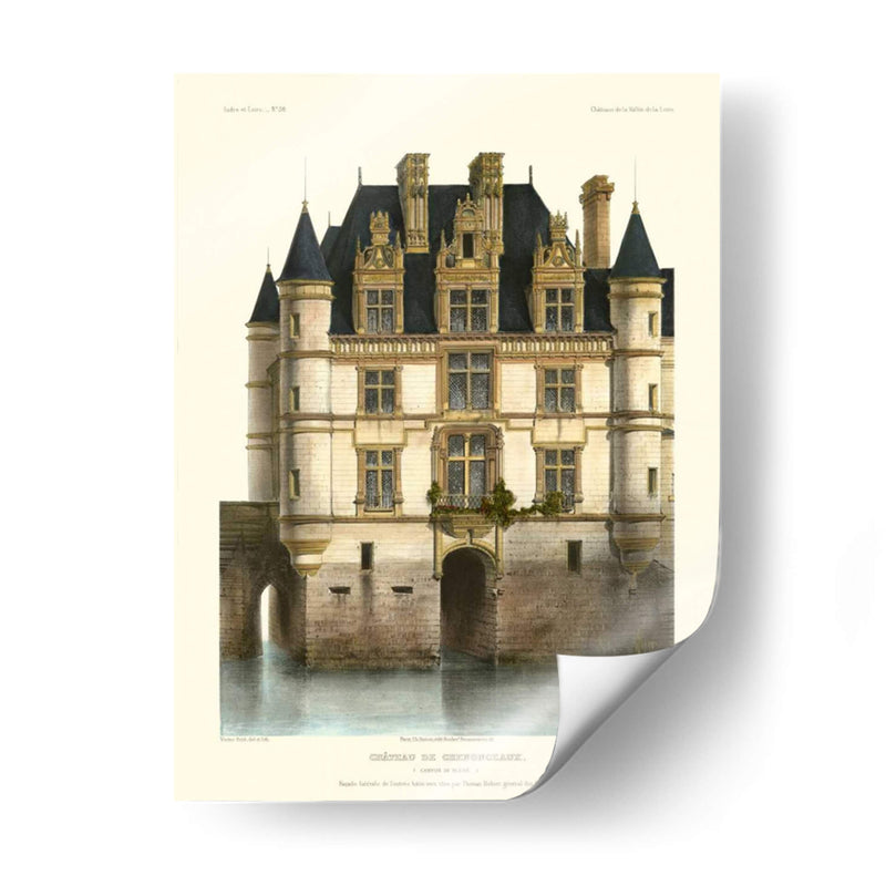 Petite Francés Chateaux Xi - Victor Petit | Cuadro decorativo de Canvas Lab