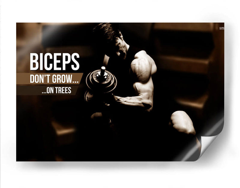 Biceps dont grow on trees | Cuadro decorativo de Canvas Lab