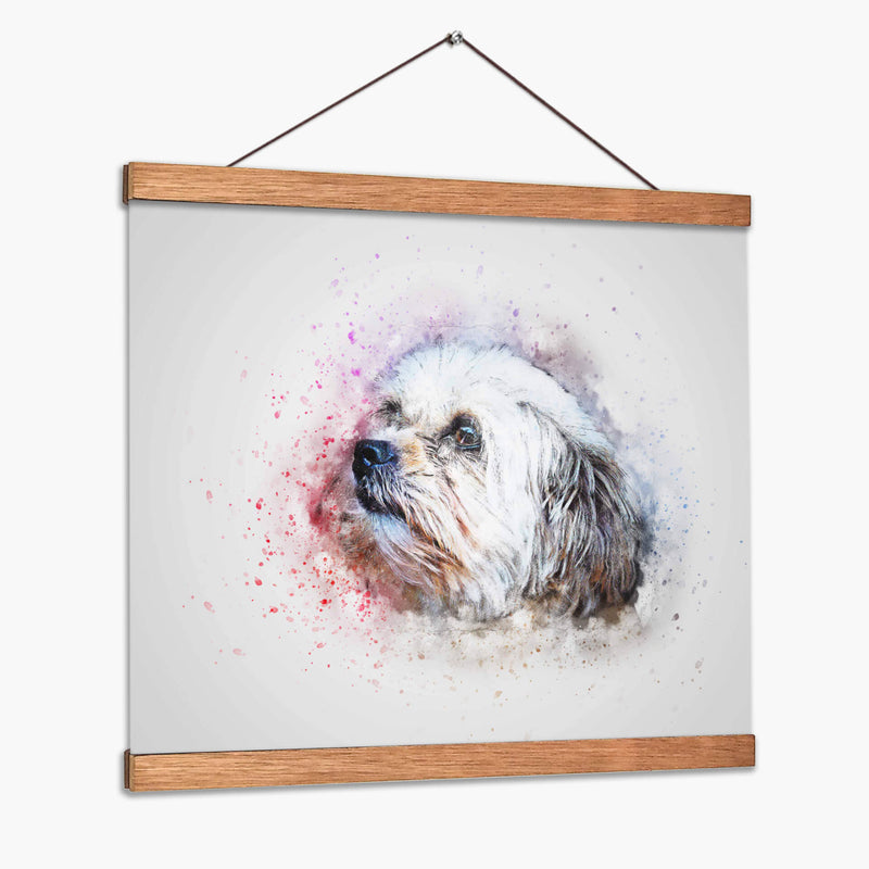 Cachorrito con pintura | Cuadro decorativo de Canvas Lab
