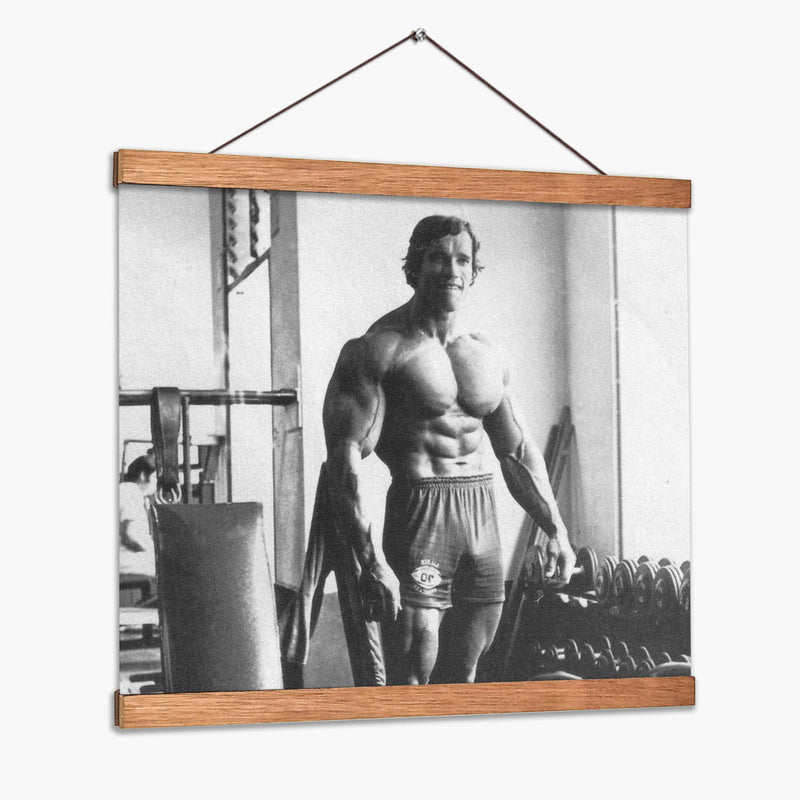 Bodybuilding Schwarzenegger | Cuadro decorativo de Canvas Lab