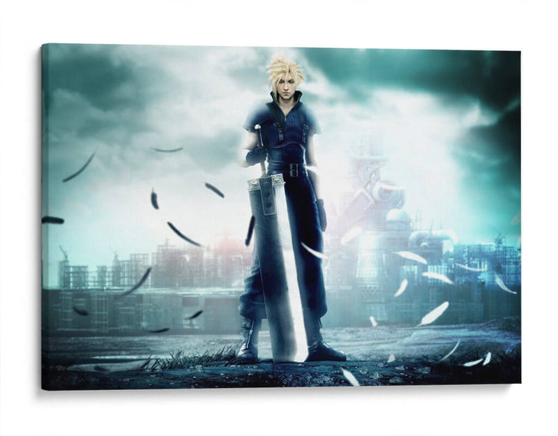 Cloud Strife Final Fantasy | Cuadro decorativo de Canvas Lab