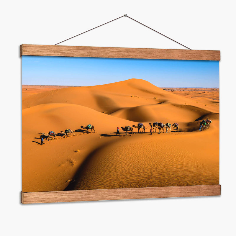 Camellos en las dunas | Cuadro decorativo de Canvas Lab
