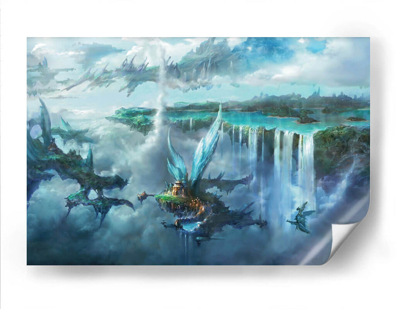 Final Fantasy world | Cuadro decorativo de Canvas Lab