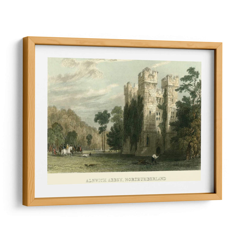 Ainwick Abbey, Northumberland - T. Allom | Cuadro decorativo de Canvas Lab
