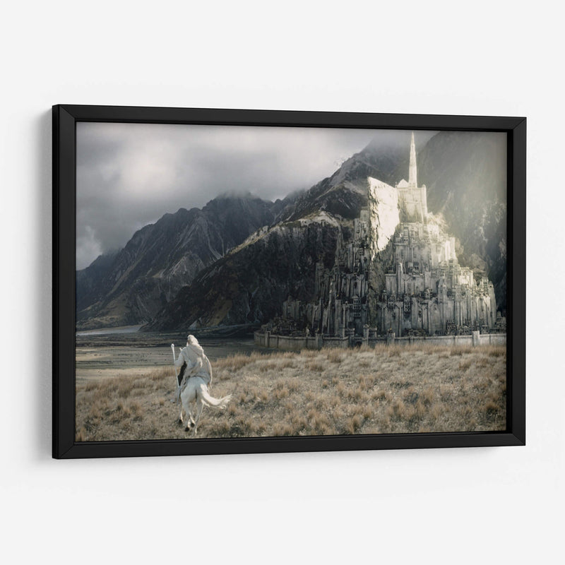 Gandalf y su caballo blanco | Cuadro decorativo de Canvas Lab