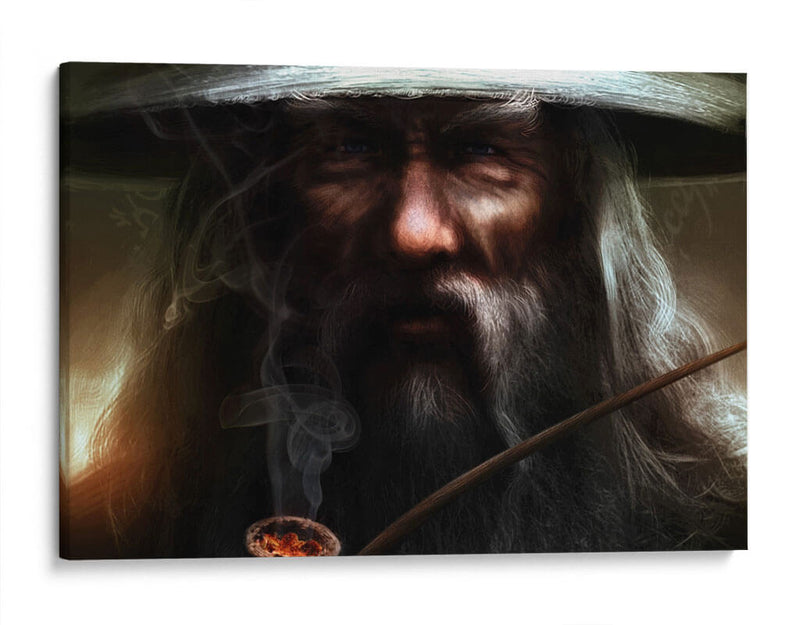 Gandalf y su pipa | Cuadro decorativo de Canvas Lab