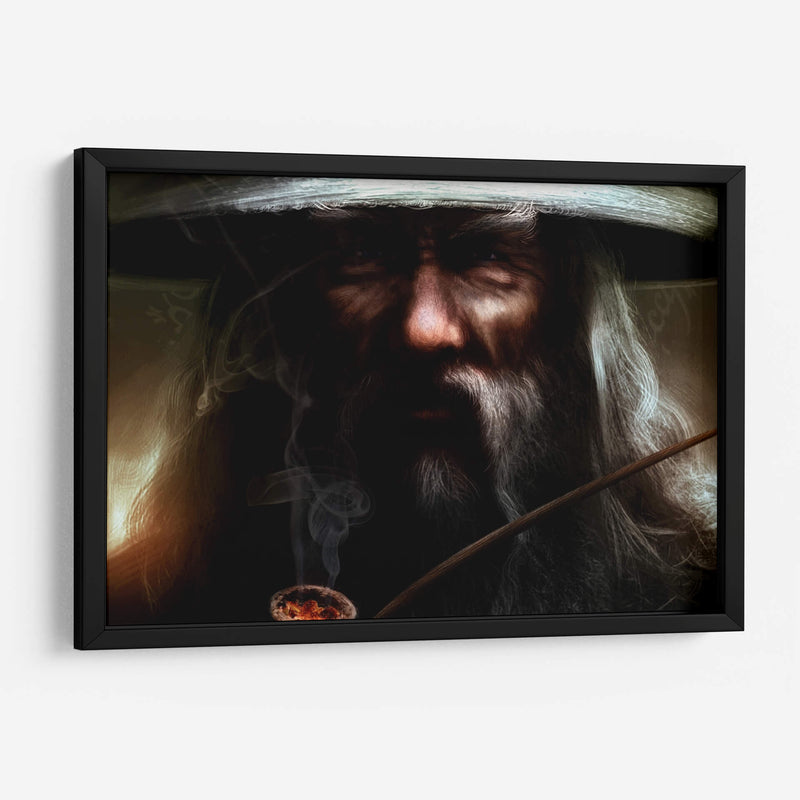 Gandalf y su pipa | Cuadro decorativo de Canvas Lab