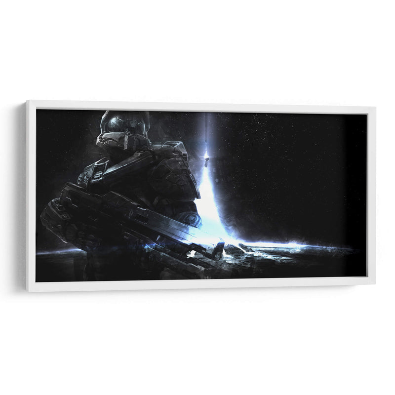 Halo 4 black | Cuadro decorativo de Canvas Lab