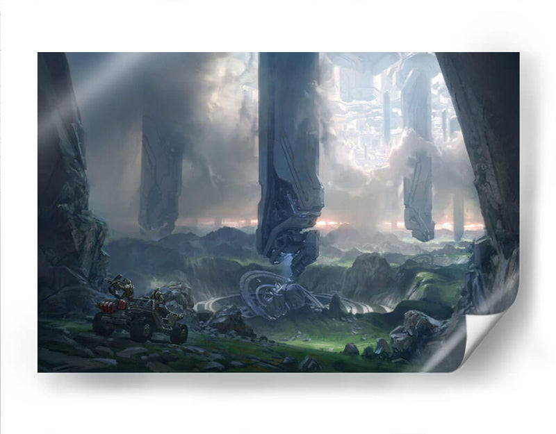 Halo 4 concept art | Cuadro decorativo de Canvas Lab