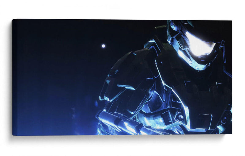 Halo Master Chief glow | Cuadro decorativo de Canvas Lab