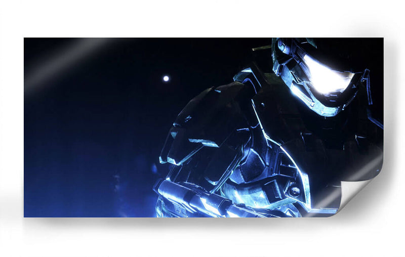 Halo Master Chief glow | Cuadro decorativo de Canvas Lab
