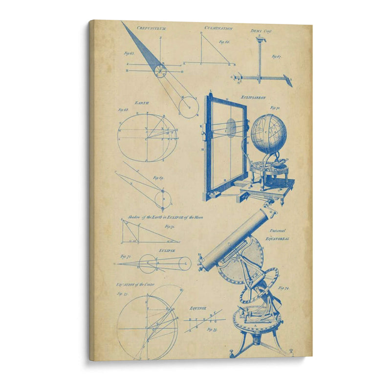 Astronomía Vintage Ii - Chambers | Cuadro decorativo de Canvas Lab