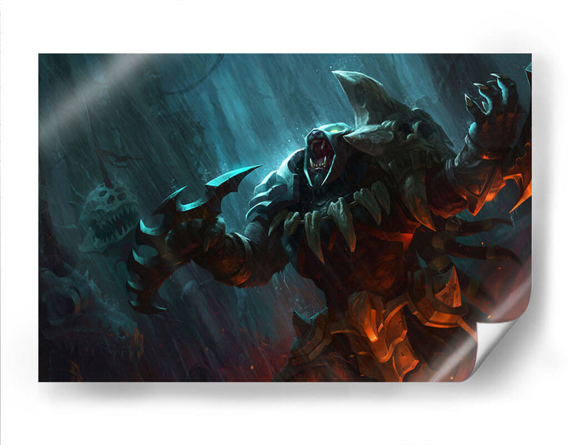 Headhunter Rengar | Cuadro decorativo de Canvas Lab