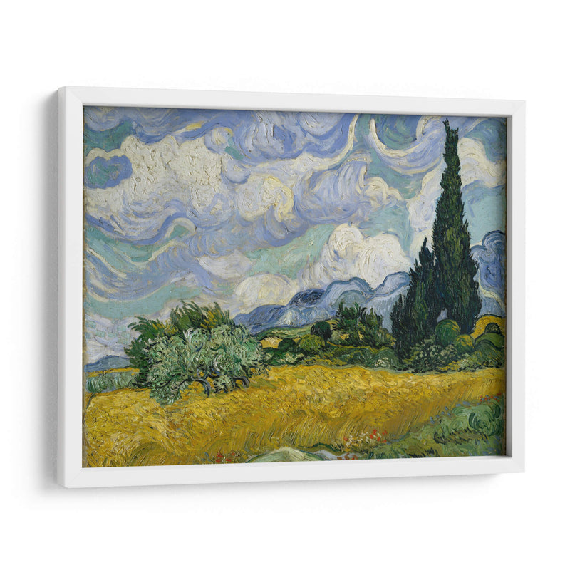 Campo de trigo con cipreses - Vincent Van Gogh | Cuadro decorativo de Canvas Lab