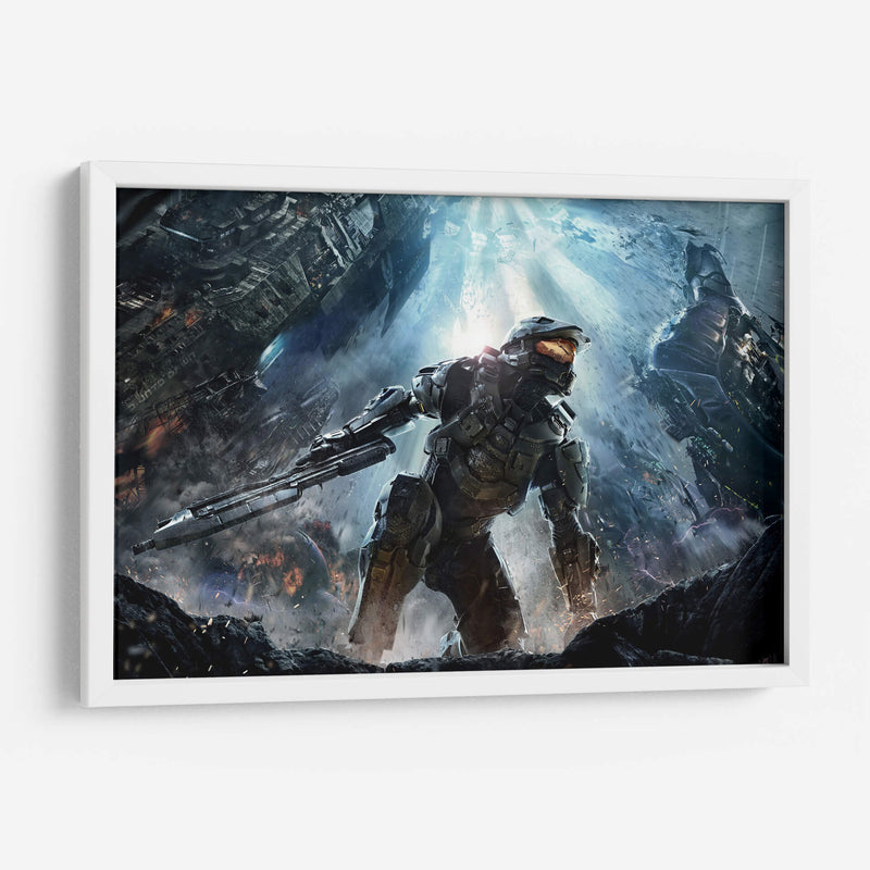 Master Chief Halo 4 | Cuadro decorativo de Canvas Lab