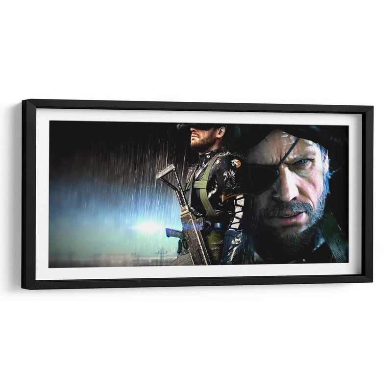 Metal Gear rain | Cuadro decorativo de Canvas Lab