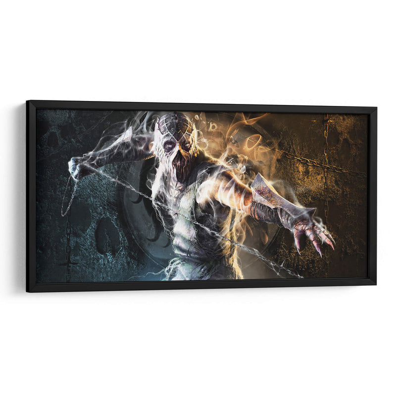 Mortal Kombat Smoke | Cuadro decorativo de Canvas Lab