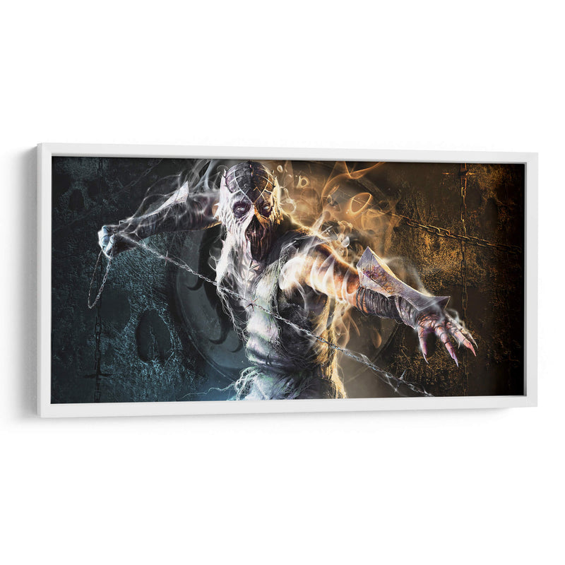 Mortal Kombat Smoke | Cuadro decorativo de Canvas Lab