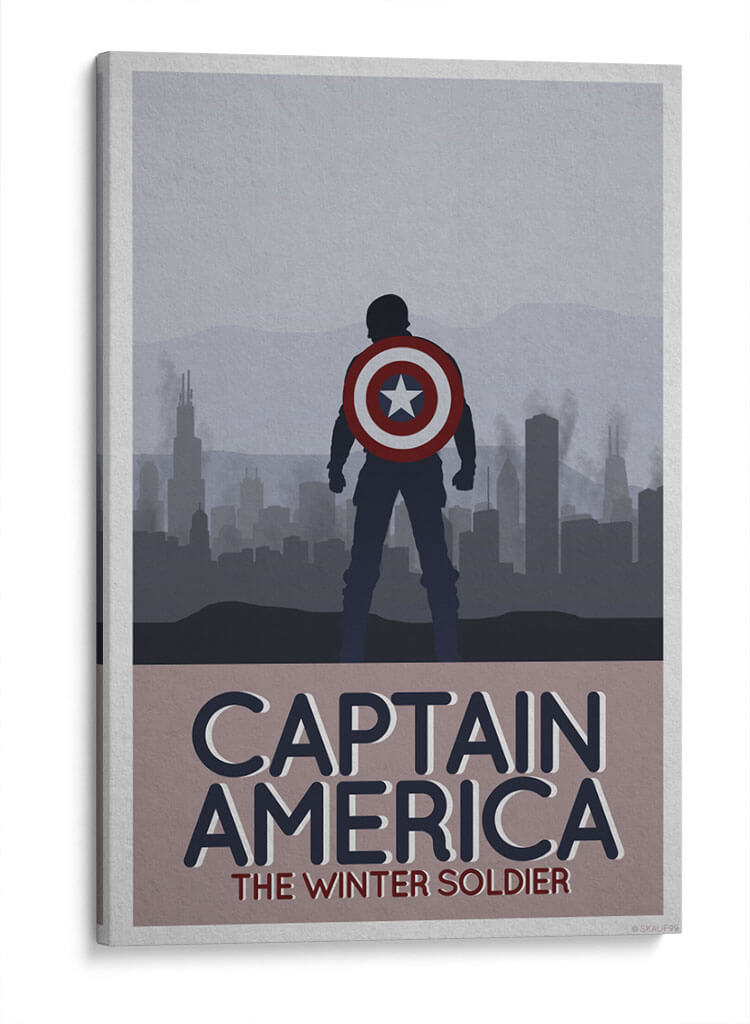 Captain America | Cuadro decorativo de Canvas Lab