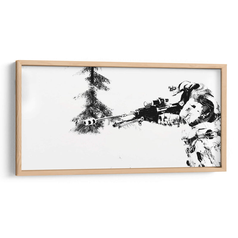 Snow trees Master Chief | Cuadro decorativo de Canvas Lab
