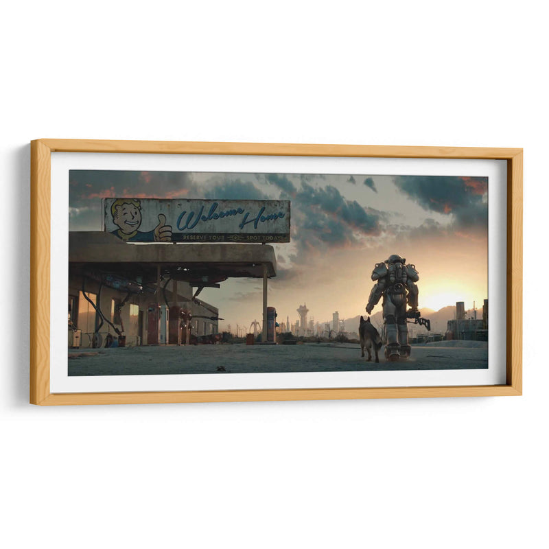 Welcome home Fallout | Cuadro decorativo de Canvas Lab