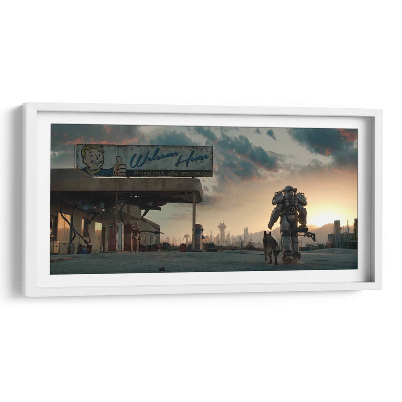 Welcome home Fallout | Cuadro decorativo de Canvas Lab