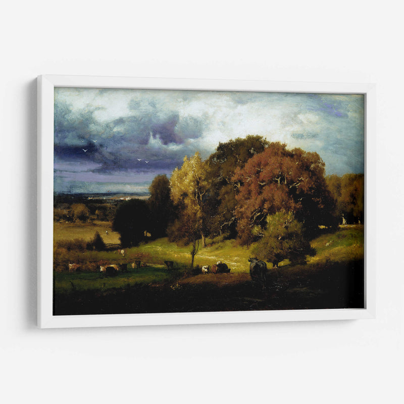 Autumn Oaks - George Inness | Cuadro decorativo de Canvas Lab