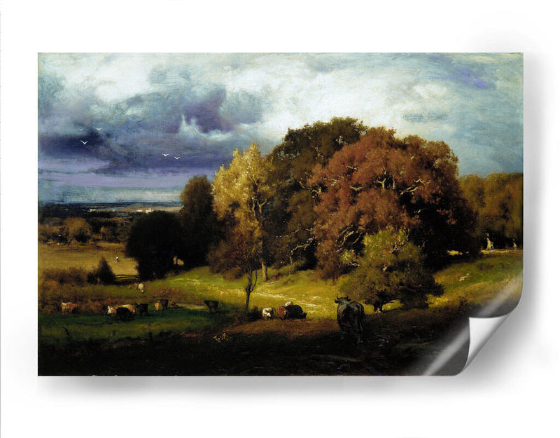 Autumn Oaks - George Inness | Cuadro decorativo de Canvas Lab