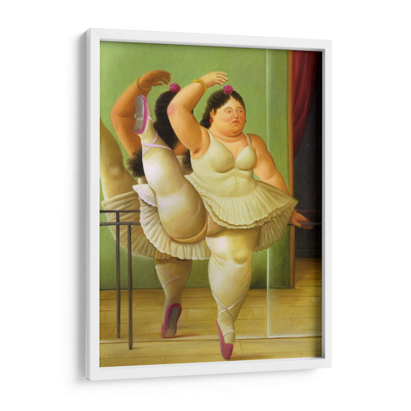 Bailarina en la barra - Fernando Botero | Cuadro decorativo de Canvas Lab