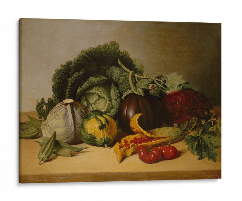 Balsam Apple and Vegetables - James Peale | Cuadro decorativo de Canvas Lab