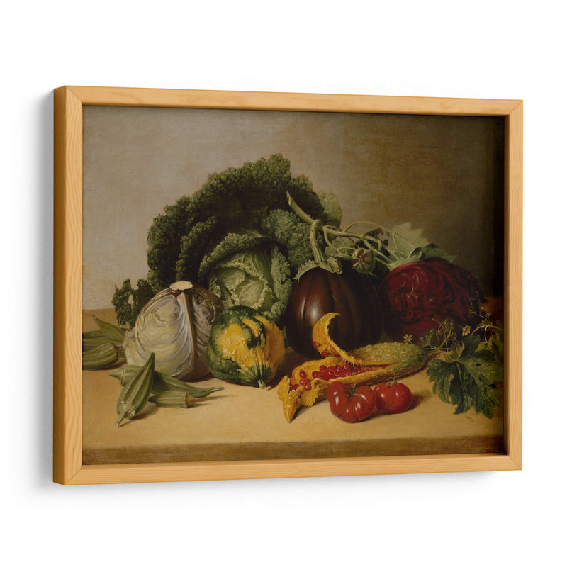 Balsam Apple and Vegetables - James Peale | Cuadro decorativo de Canvas Lab