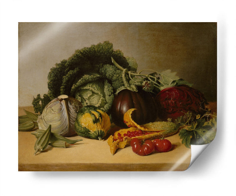 Balsam Apple and Vegetables - James Peale | Cuadro decorativo de Canvas Lab